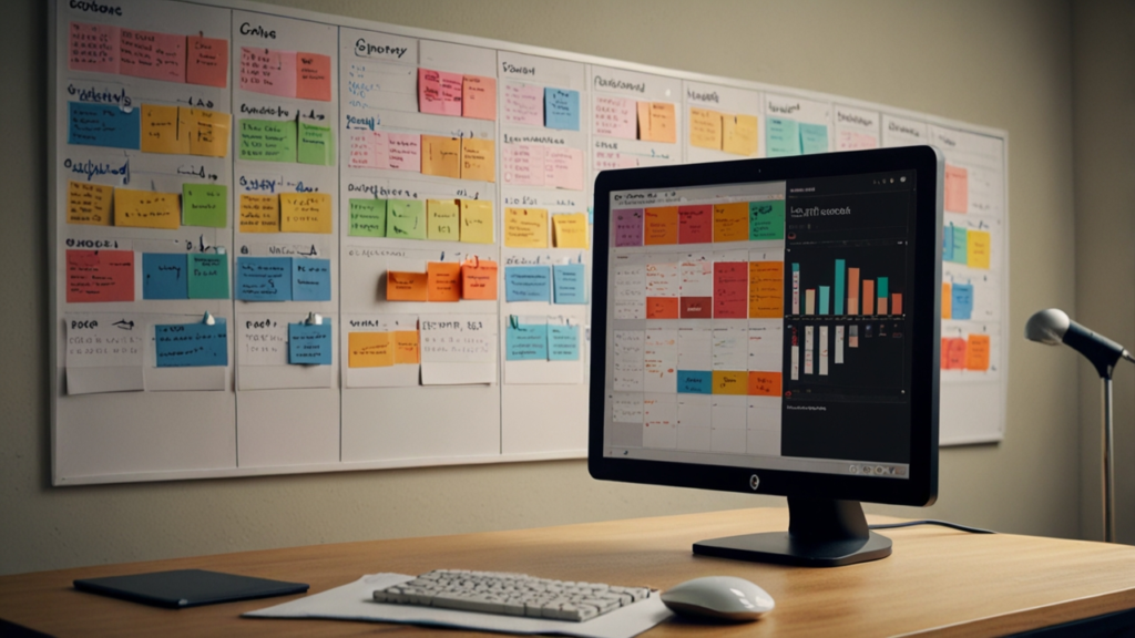 Goal setting interface showing objective planning and target definition tools