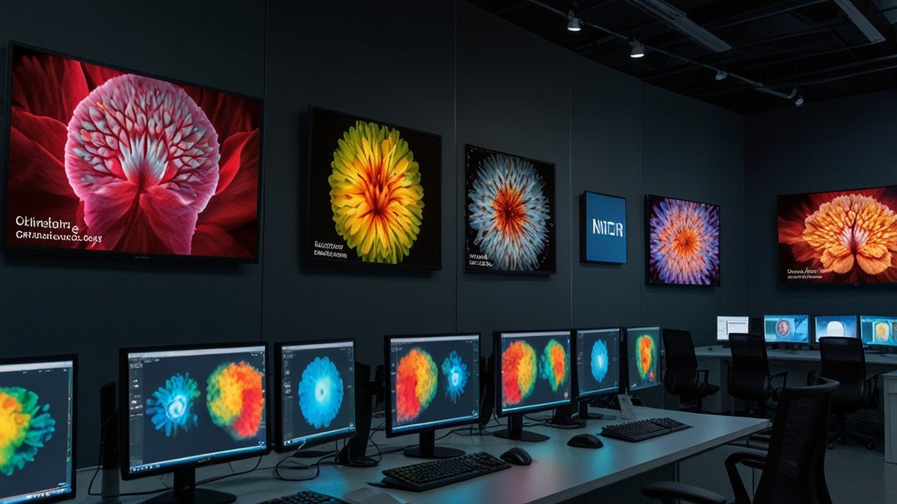 HDR setup interface configuring enhanced display capabilities