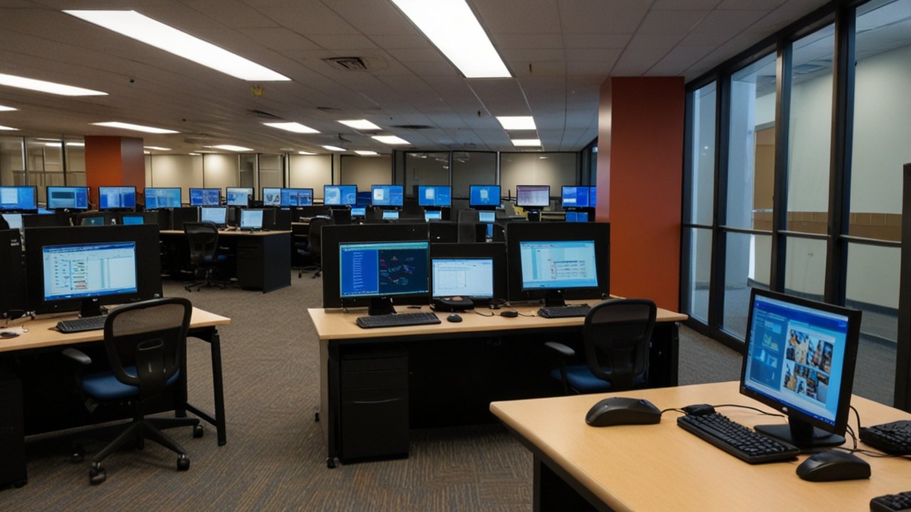 Laptop computer interface showing portable computing and mobile workstation capabilities