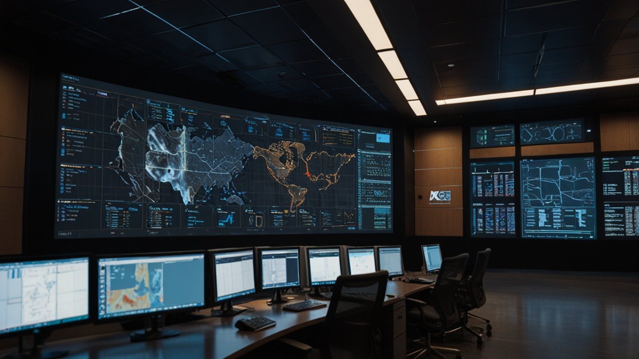Log analysis interface showing system event monitoring and pattern recognition