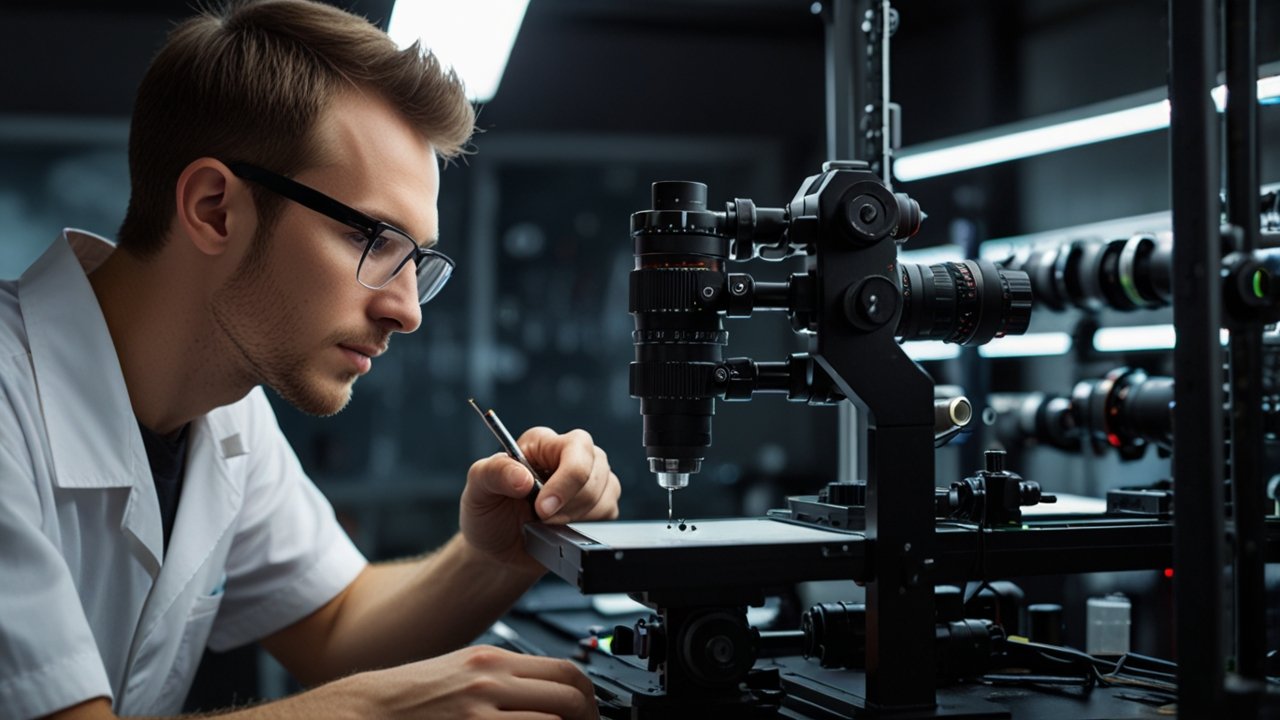 Macro techniques interface showing close-up capture and detail photography features