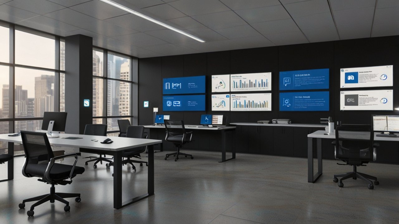 Microsoft Copilot agents interface showing AI assistants and productivity automation