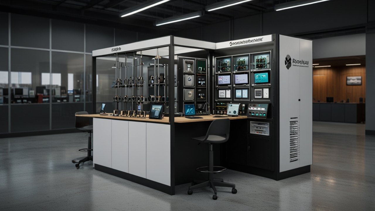 Modular mobile phone interface showing customizable smartphone and upgradeable phone capabilities