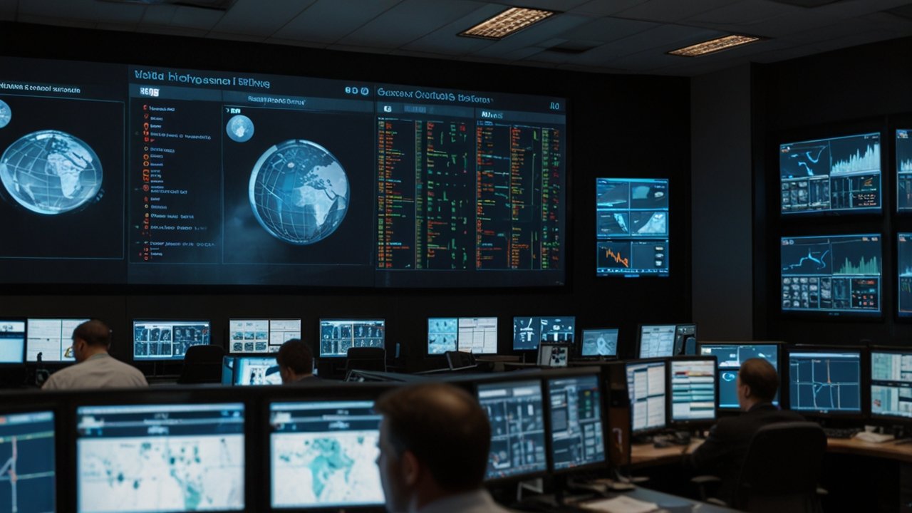 Monitoring setup interface showing system metrics and dashboard configuration