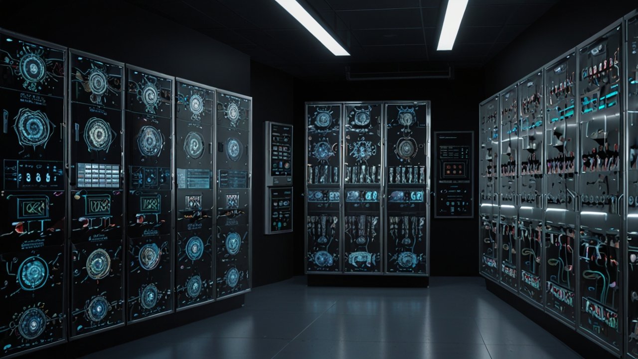 Neural architecture diagram showing interconnected network layers