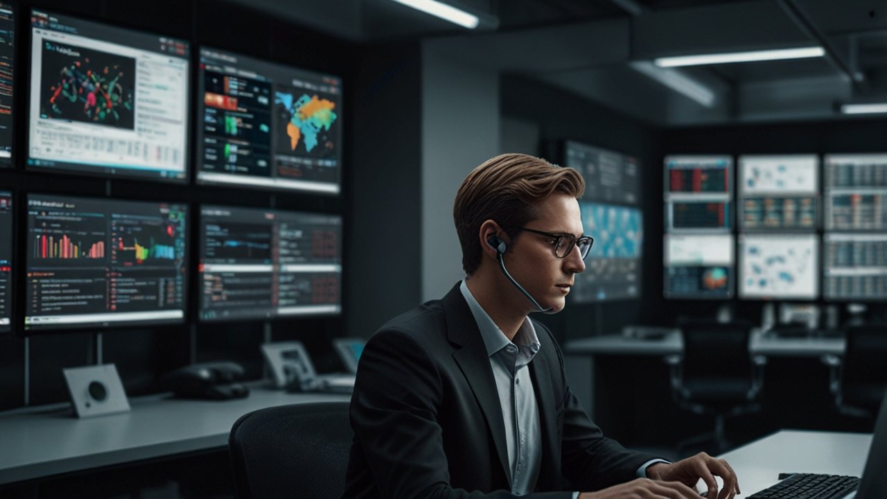 News AI interface showing automated journalism and content generation systems