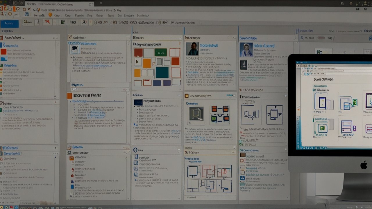 Online portfolio website displaying digital showcase of creative work with professional presentation and intuitive navigation