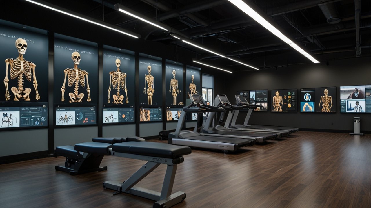 Pose estimation interface showing skeletal overlay on human figure