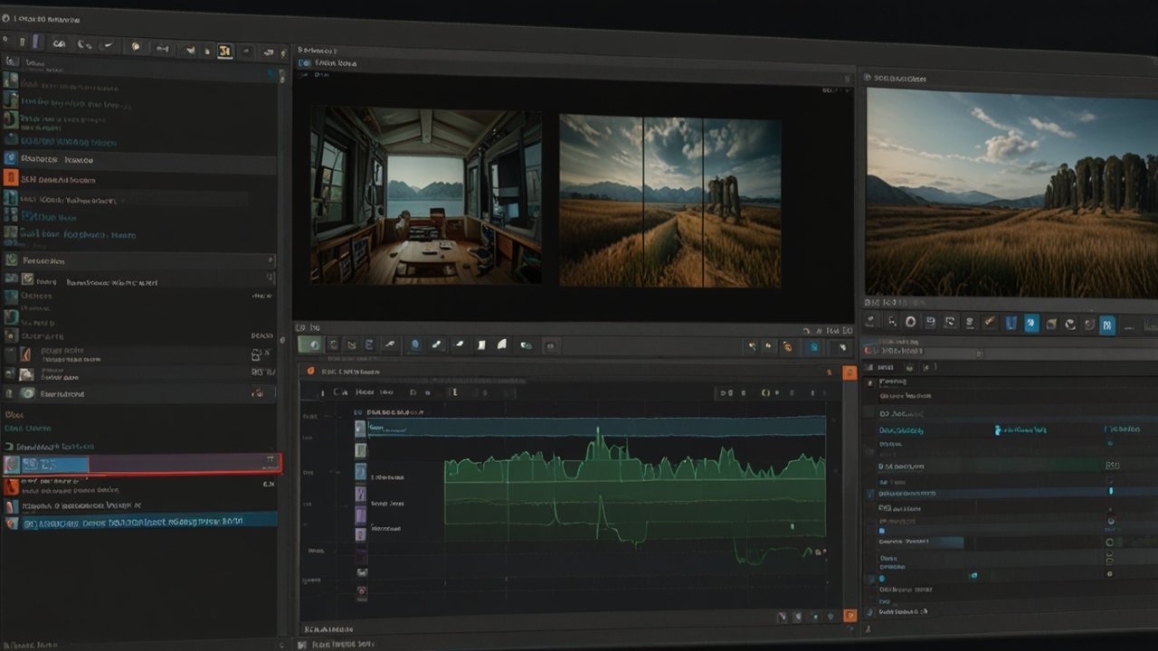 Screen recording software displaying video capture interface with process documentation tools and interface demonstration capabilities