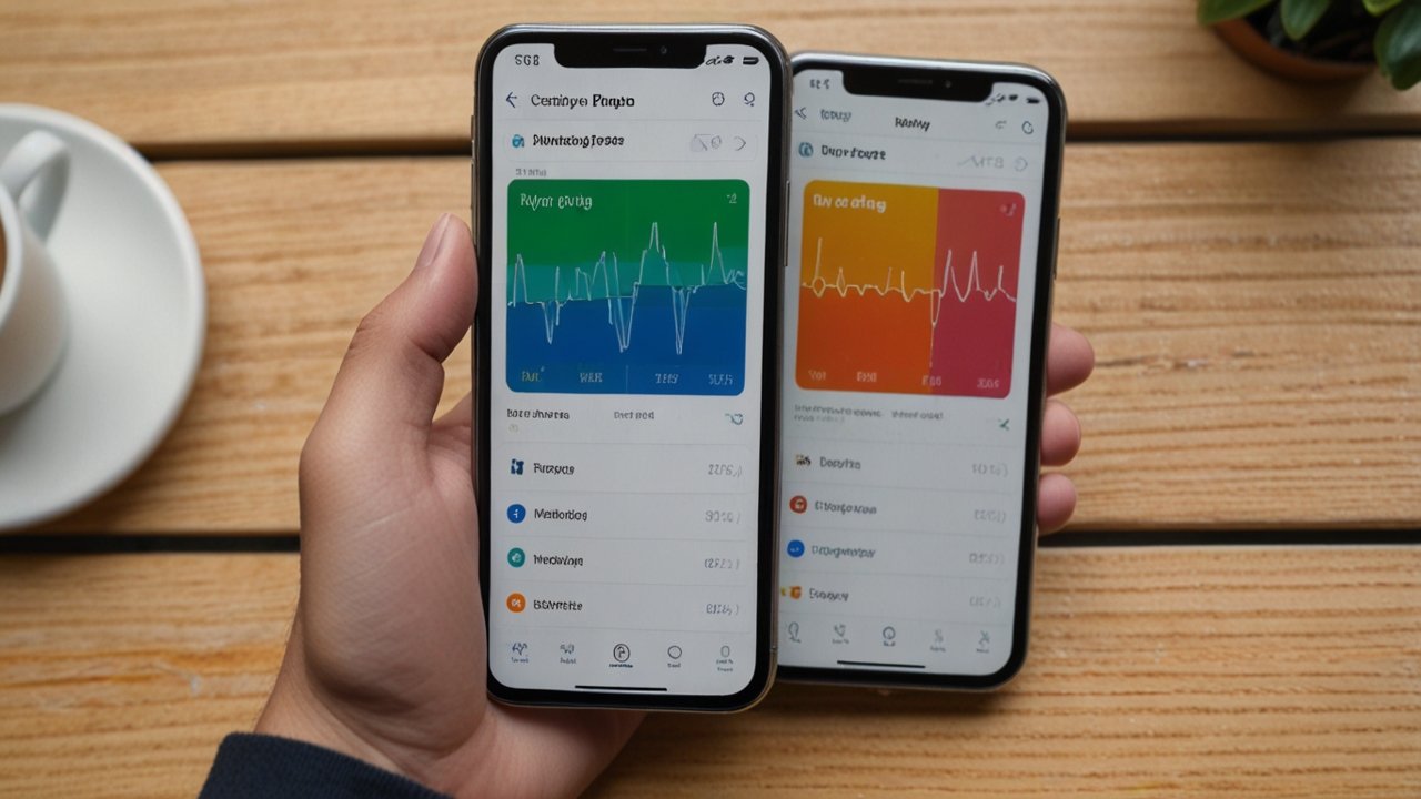 Screen time management interface displaying digital wellbeing tools with usage monitoring and boundary setting capabilities