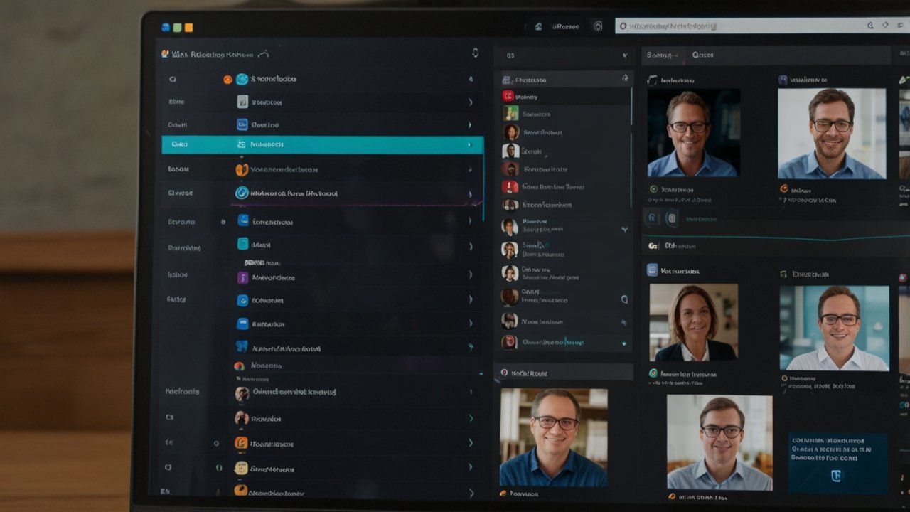 Slack channels interface displaying team communication organization with collaboration spaces and project coordination tools
