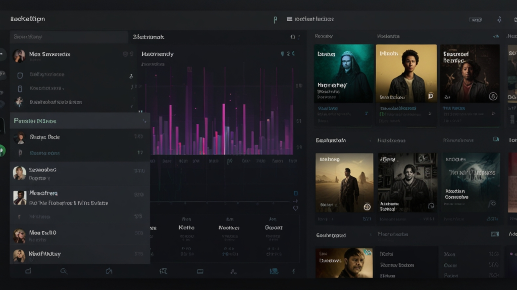 Spotify interface displaying music streaming platform with personalized recommendations and playlist curation tools