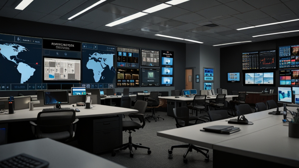 Tech news interface showing technology journalism and industry update systems