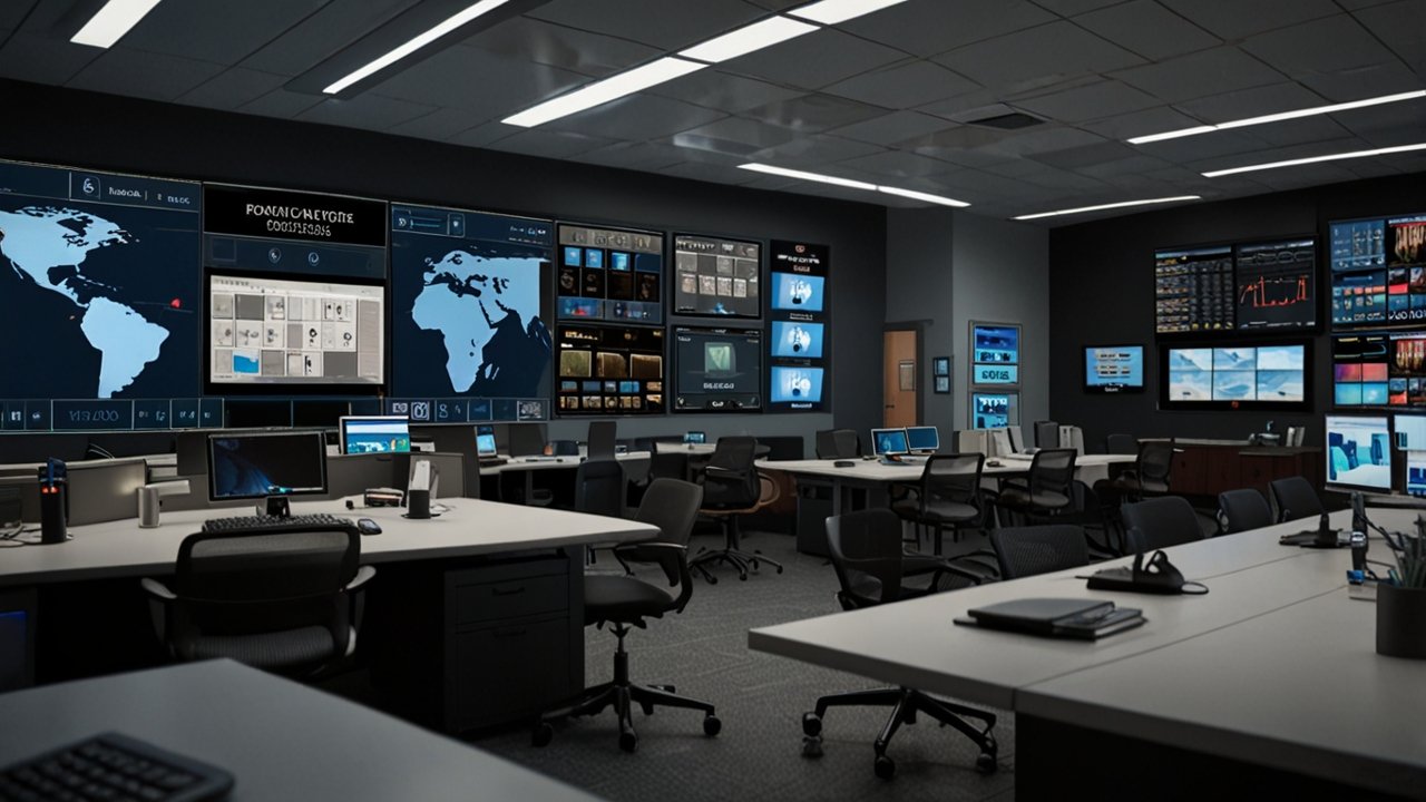 Tech news interface showing technology journalism and industry update systems