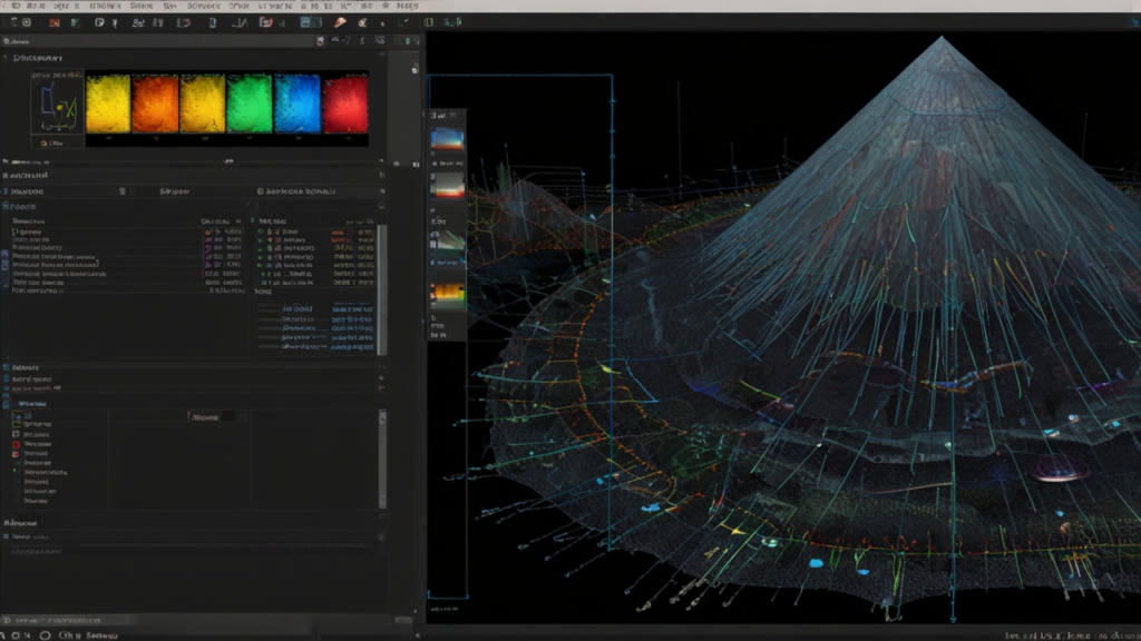 Text-to-image system demonstrating visual synthesis process converting written descriptions into detailed digital artwork