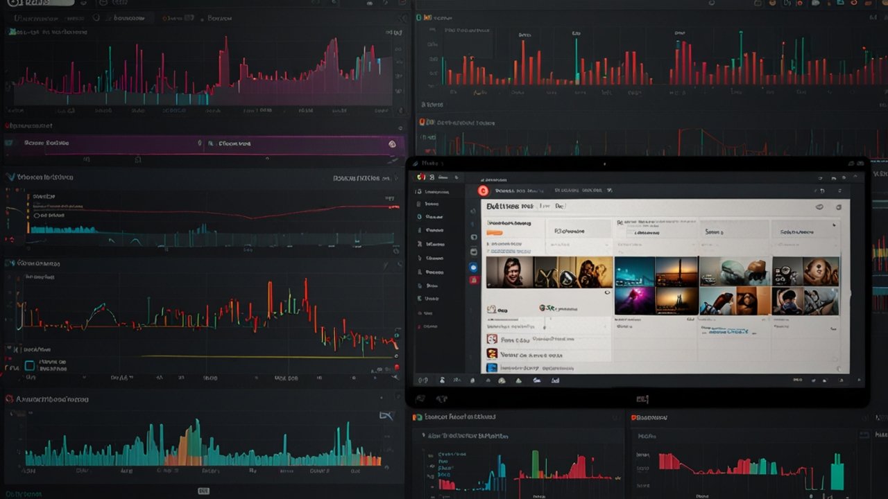 TikTok creation interface displaying short-form video production with vertical content optimization and trend participation features