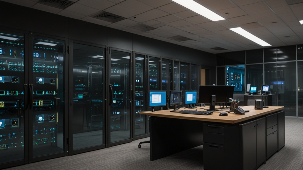 VPN server system creating encrypted communication tunnels