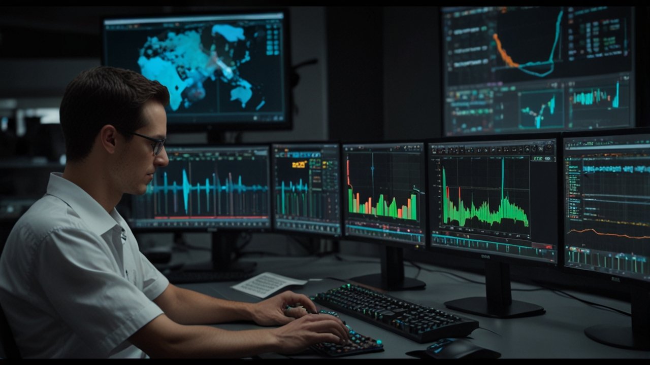 Video optimization software displaying compression techniques interface with quality preservation metrics and encoding parameter controls