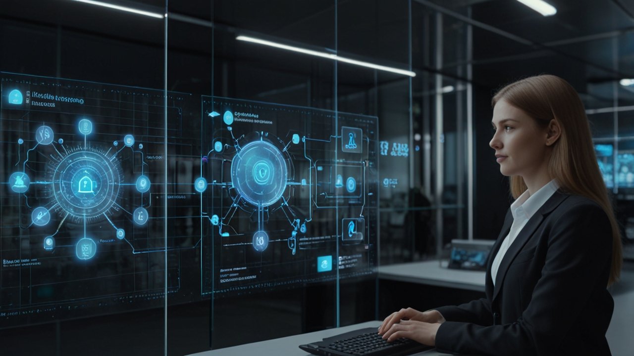 AI chatbot interface displaying conversational flow with natural language processing capabilities