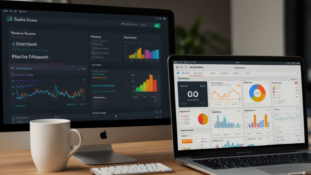 App store optimization dashboard showing search rankings and visibility metrics