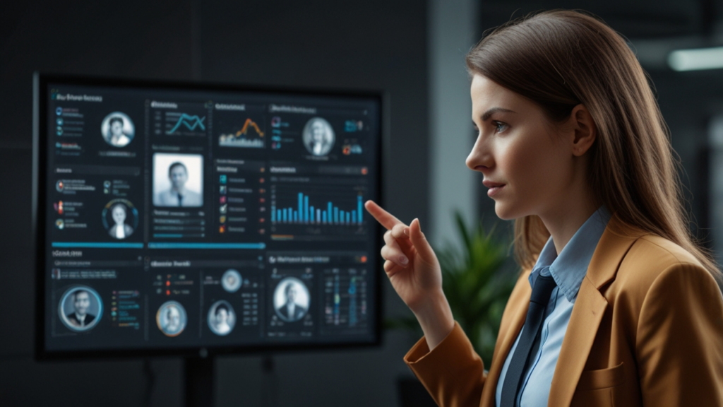 Lead generation platform showing prospect identification and qualification scoring