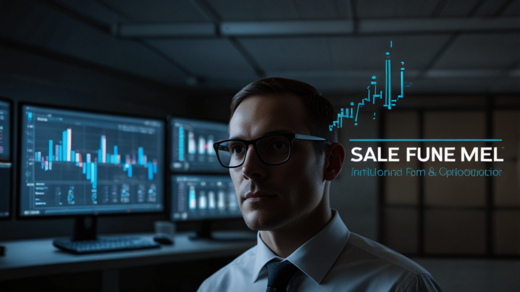 Sales funnel visualization showing conversion stages and pipeline management