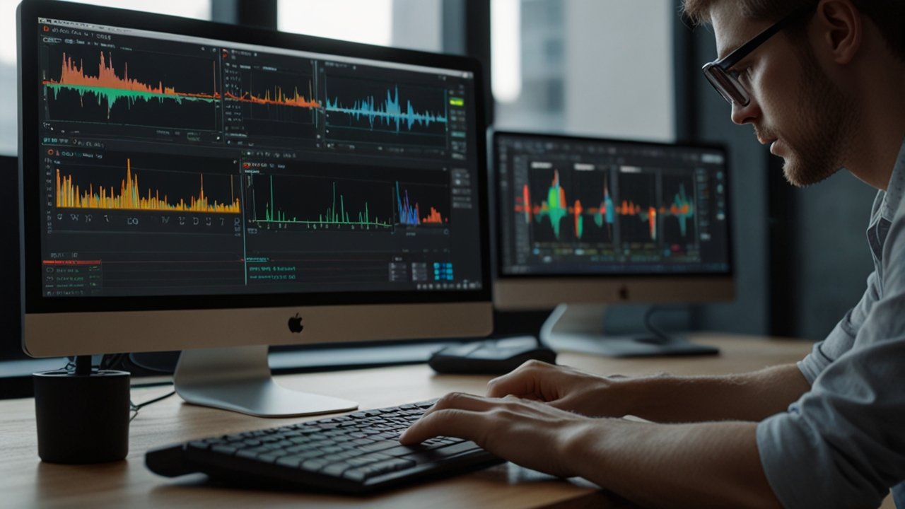 Stable video processing interface showing before and after motion stabilization comparison
