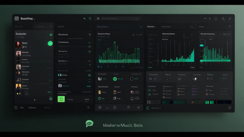 AI music on Spotify interface showing music streaming and artificial creativity capabilities