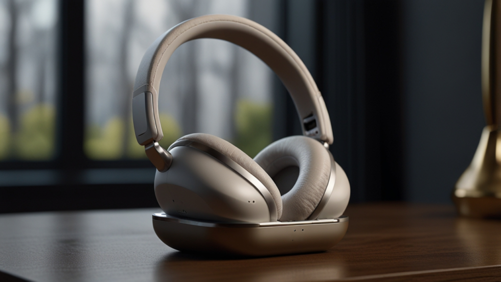 AirPod Max premium headphones with over-ear design and advanced audio technology