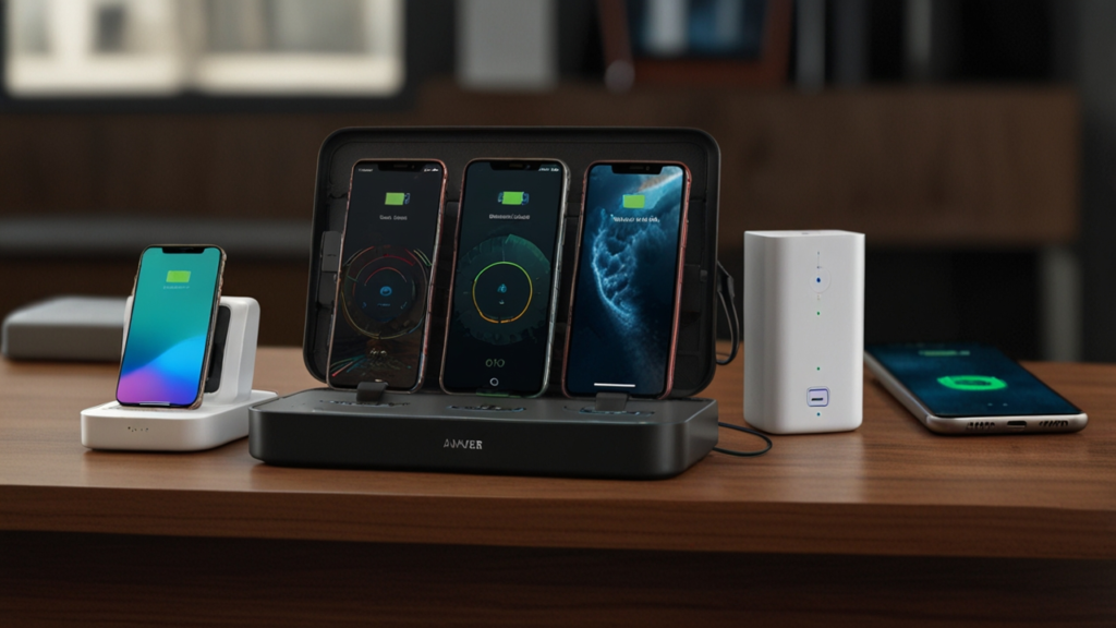 Anker charging solutions with portable power banks and wireless charging accessories