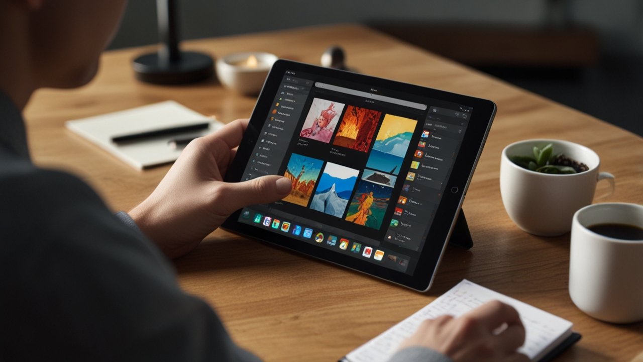 Apple iPad with professional features and creative application capabilities