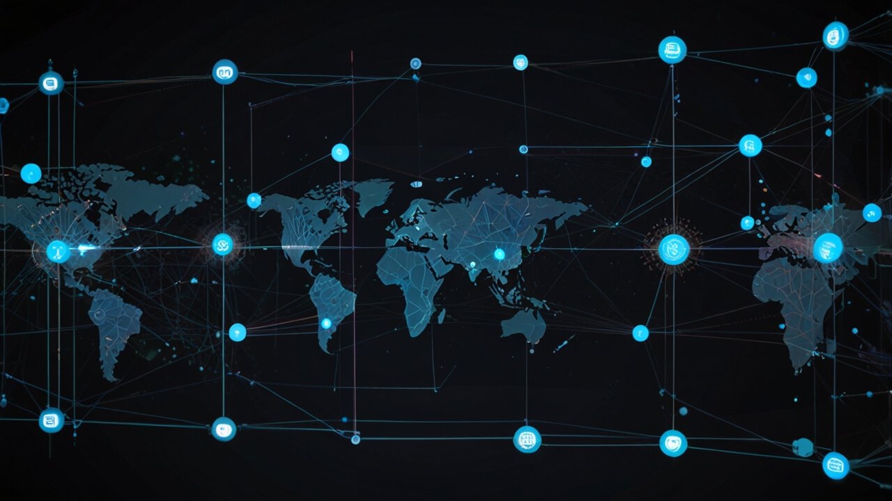 Blockchain network with distributed nodes and transaction verification across decentralized systems