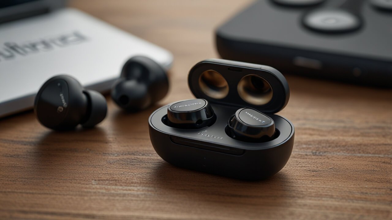 Earbuds collection with various wireless audio options and different categories