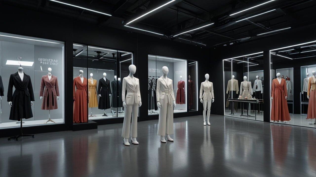 Fashion AI startup interface showing AI fashion and technology startup capabilities