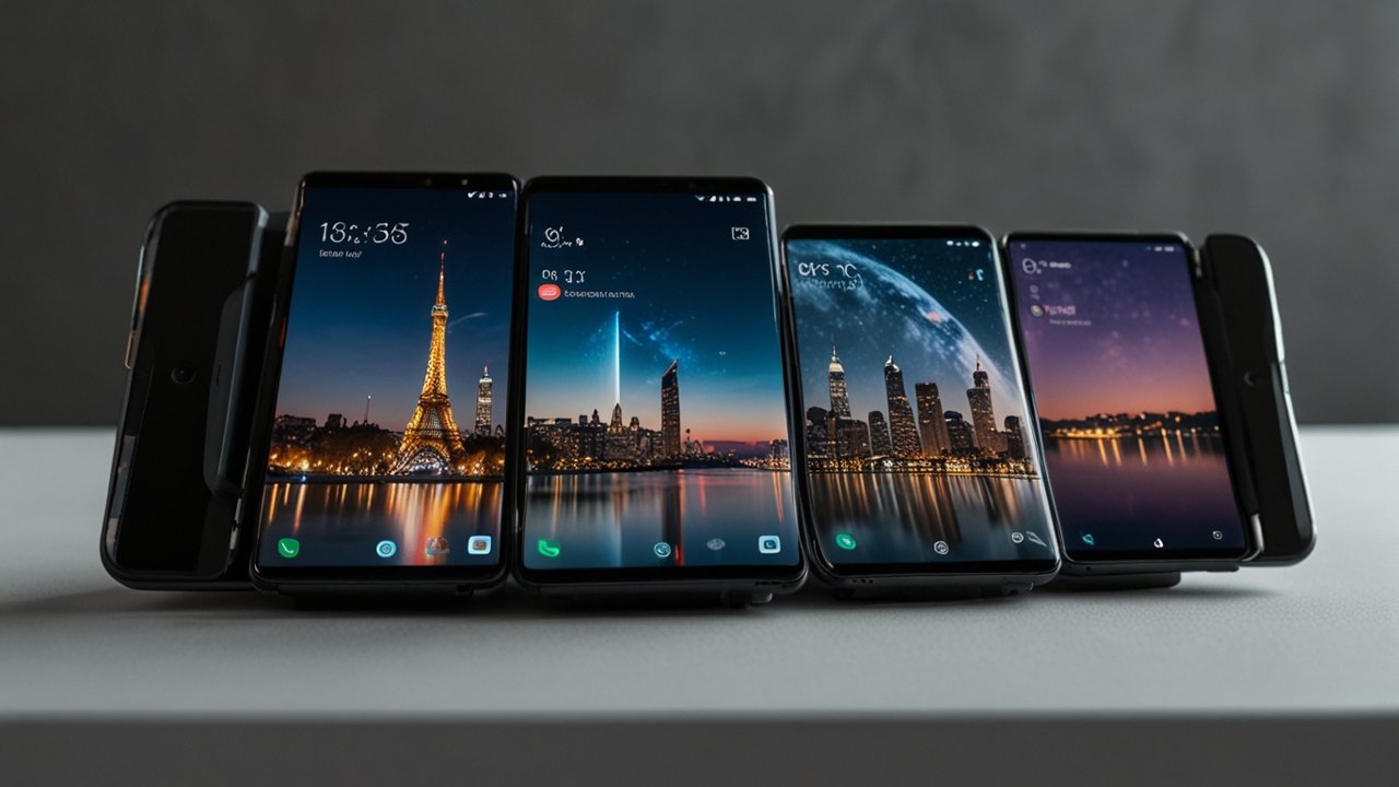 Foldable phones with flexible displays and innovative smartphone design