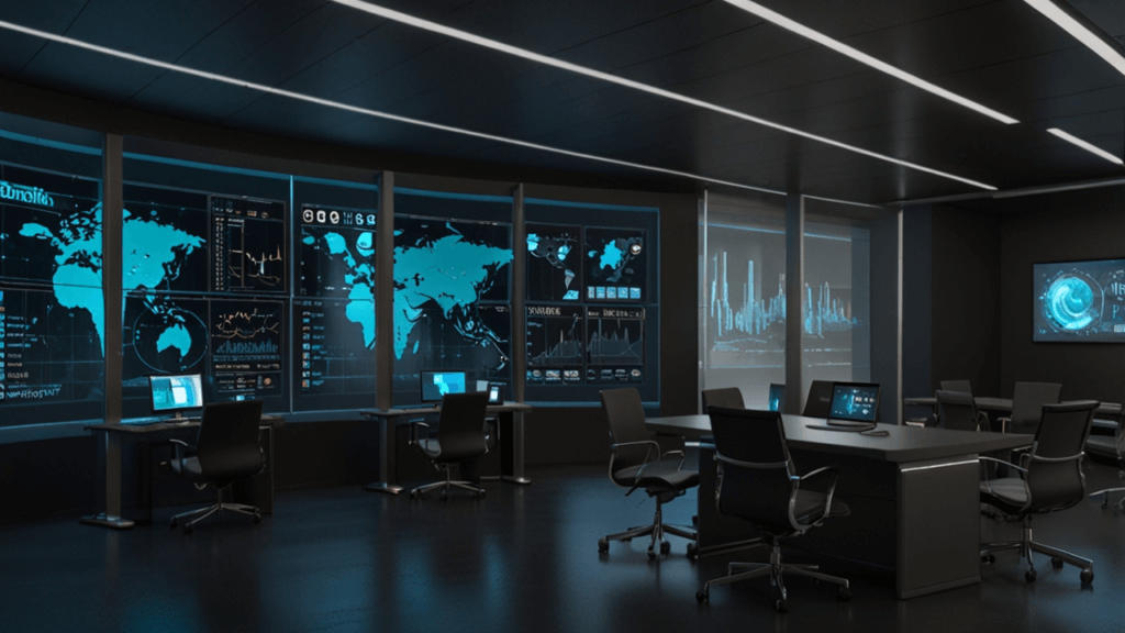 Forecasts visualization with predictive models and future trend projections