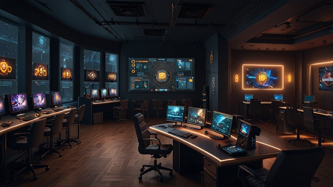 Game crypto interface showing gaming cryptocurrency and blockchain gaming capabilities