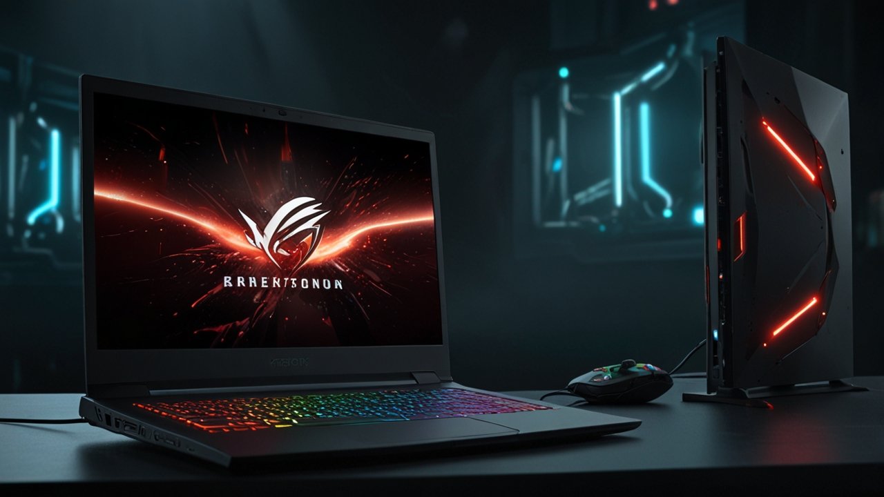 Game laptop with gaming performance features and high-end graphics capabilities