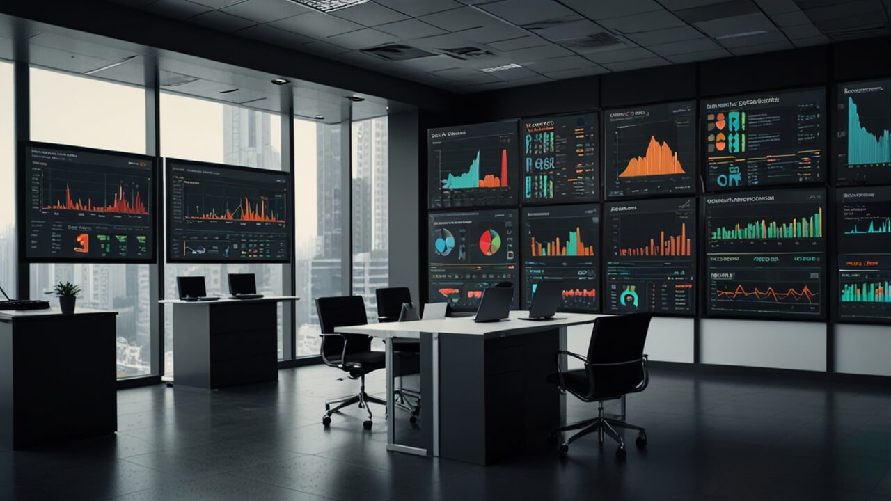 Industry updates dashboard with sector analysis and market development tracking