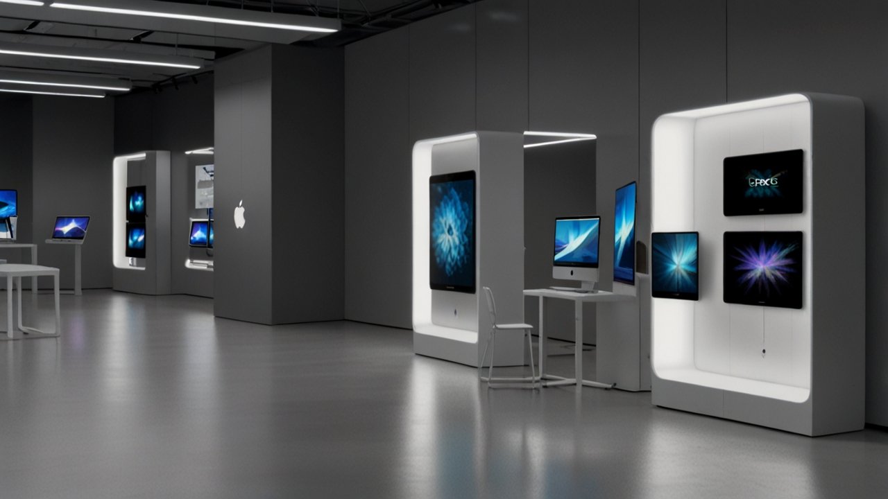 MacBook interface showing Apple laptop and premium computing capabilities