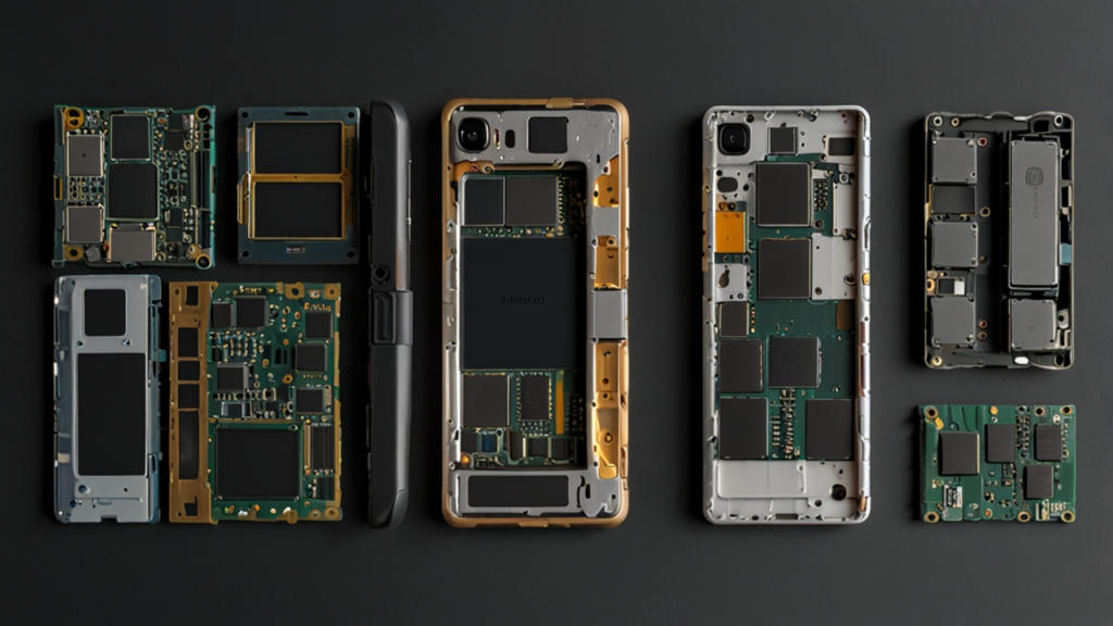Modular Android phone showing component flexibility