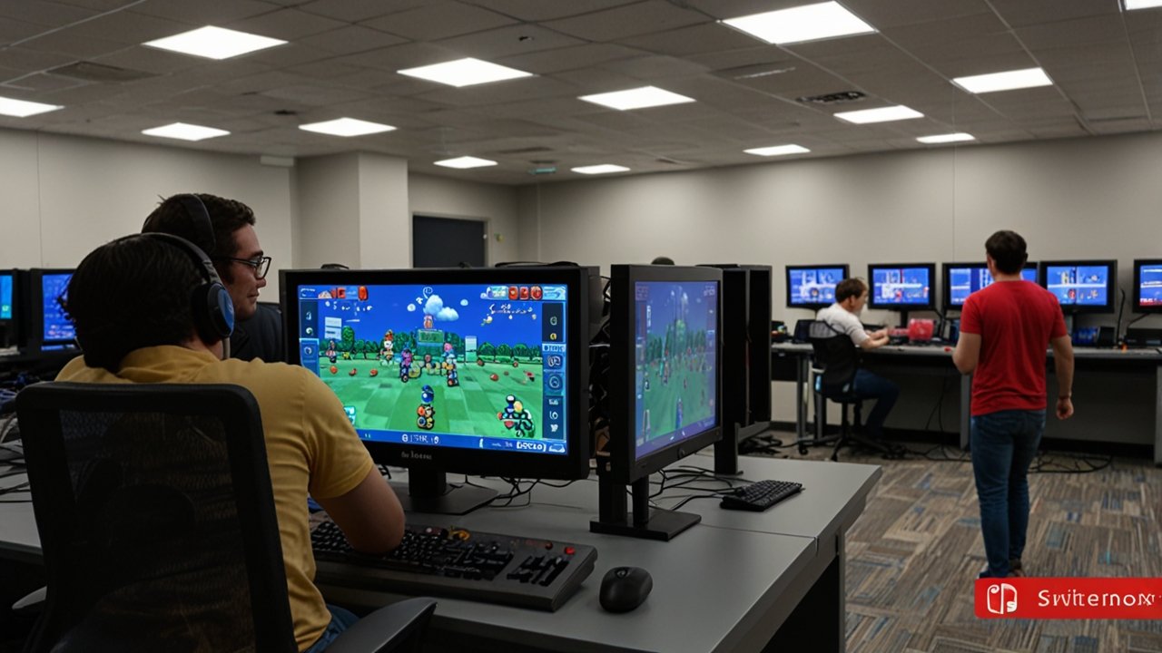 Nintendo Switch 2 interface showing gaming console and portable gaming capabilities