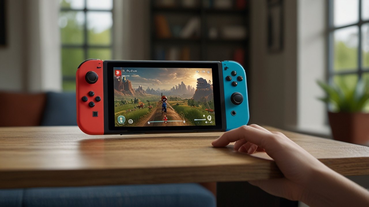 Nintendo Switch 2 with enhanced gaming capabilities and portable design
