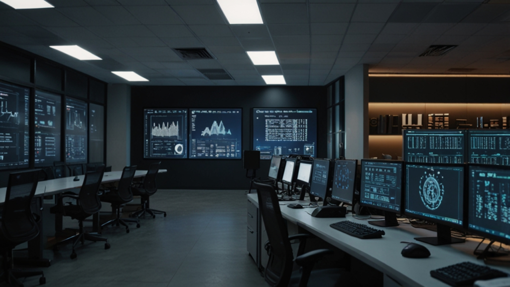 Programming interface showing software development and code creation capabilities