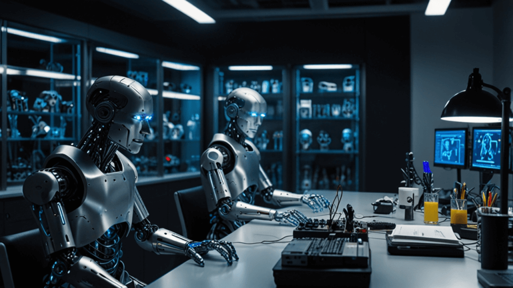 Robotics system with humanoid robot performing precision tasks