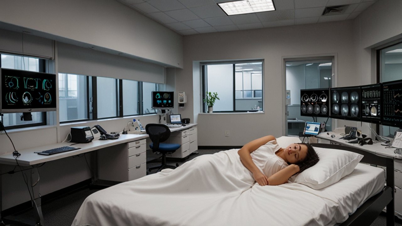 Sleep ring interface showing sleep tracking and health monitoring capabilities