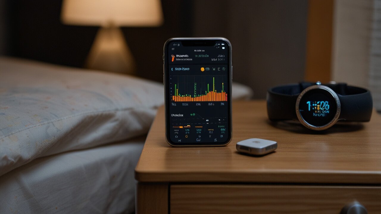Sleep wearable monitoring health metrics