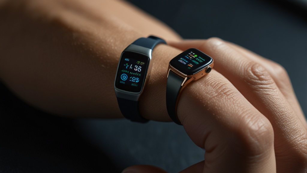 Smart rings with health monitoring and compact wearable technology