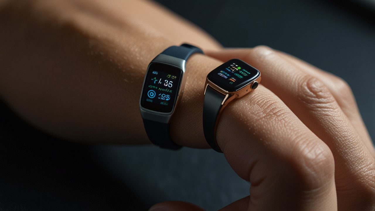 Smart rings with health monitoring and compact wearable technology