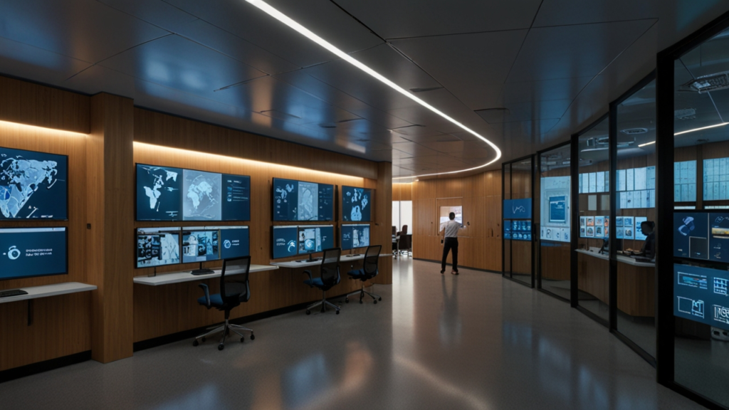 Tech interface showing technology innovation and digital advancement capabilities